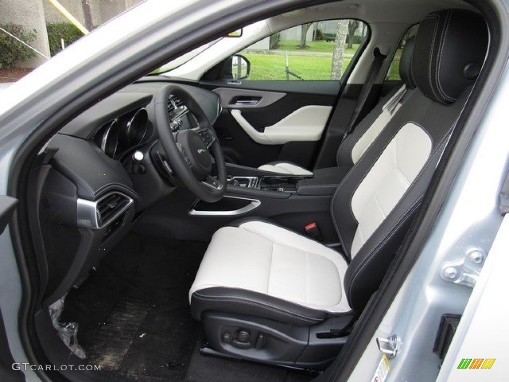 Jet w/Light Oyster Interior 2017 Jaguar F-PACE 35t AWD R-Sport Photo #118165179