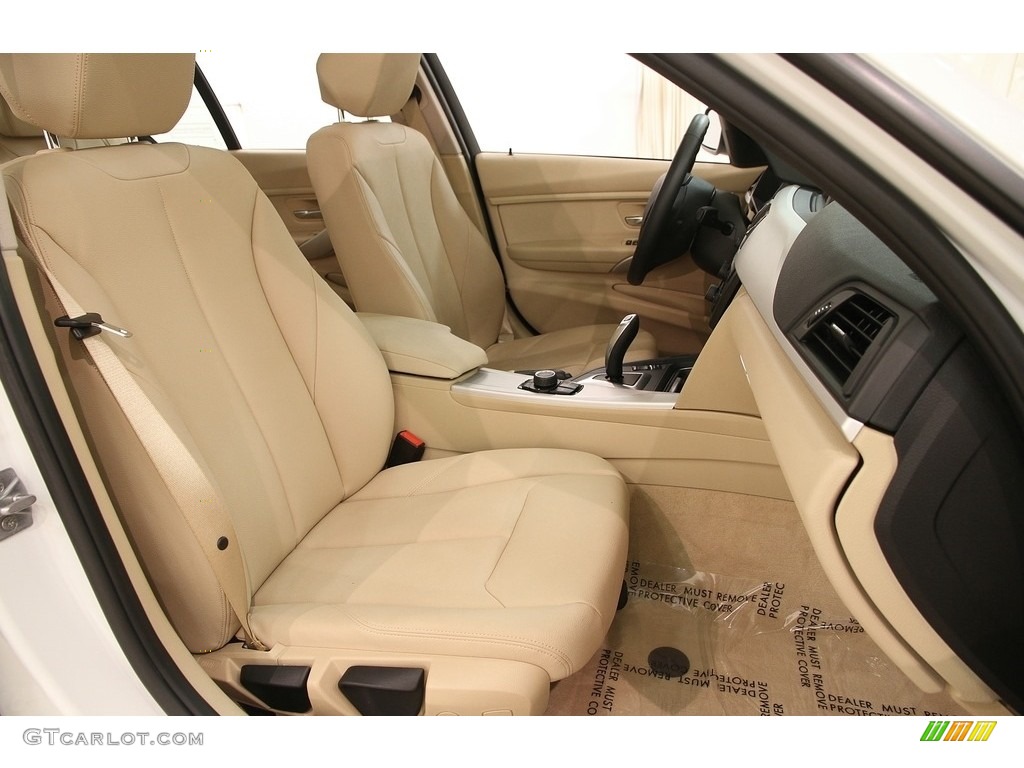 2014 3 Series 320i xDrive Sedan - Alpine White / Venetian Beige photo #22