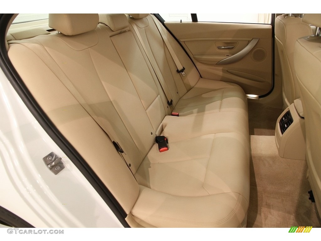 2014 3 Series 320i xDrive Sedan - Alpine White / Venetian Beige photo #23