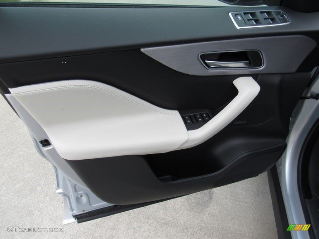 2017 Jaguar F-PACE 35t AWD R-Sport Jet w/Light Oyster Door Panel Photo #118165491