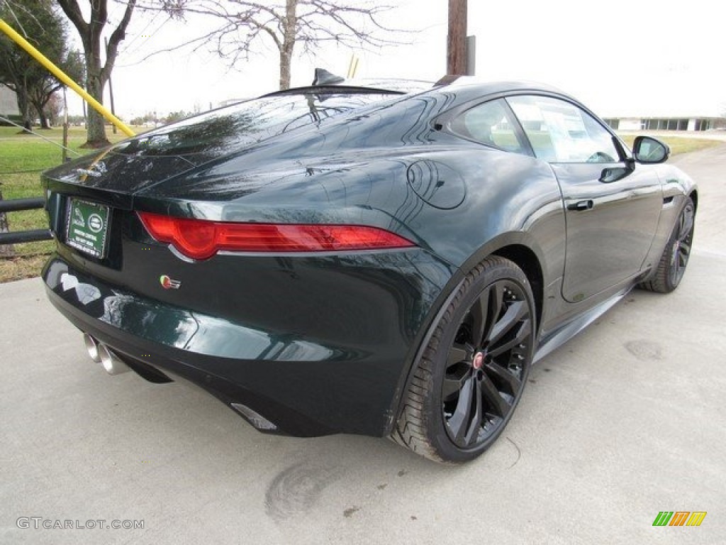 2017 F-TYPE S Coupe - British Racing Green / Jet photo #7