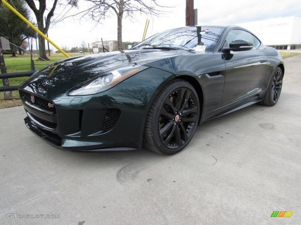 British Racing Green 2017 Jaguar F-TYPE S Coupe Exterior Photo #118166229