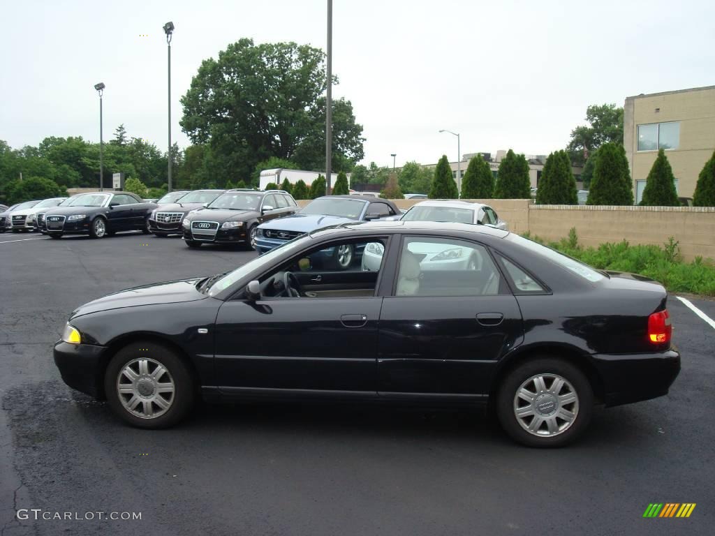 2001 A4 1.8T quattro Sedan - Ebony Pearl Effect / Ecru/Onyx photo #9