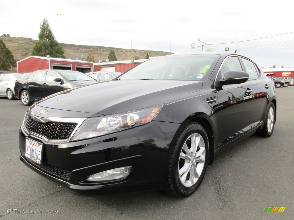 2013 Optima EX - Ebony Black / Beige photo #3