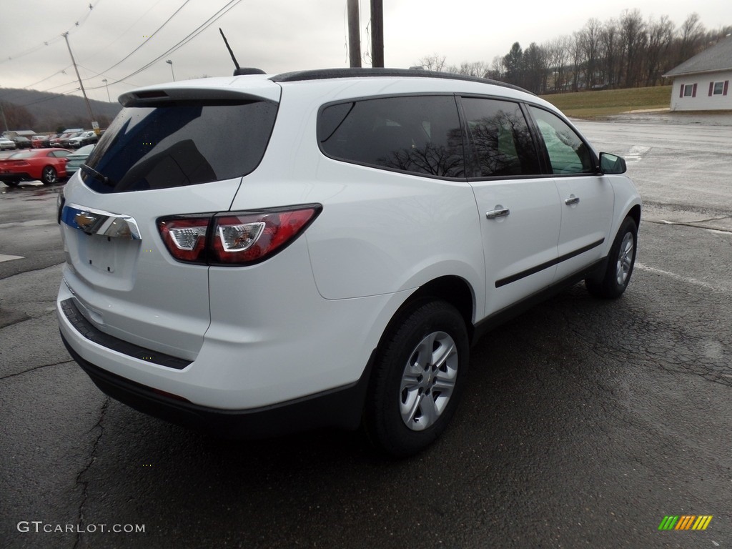 2017 Traverse LS AWD - Summit White / Dark Titanium/Light Titanium photo #8