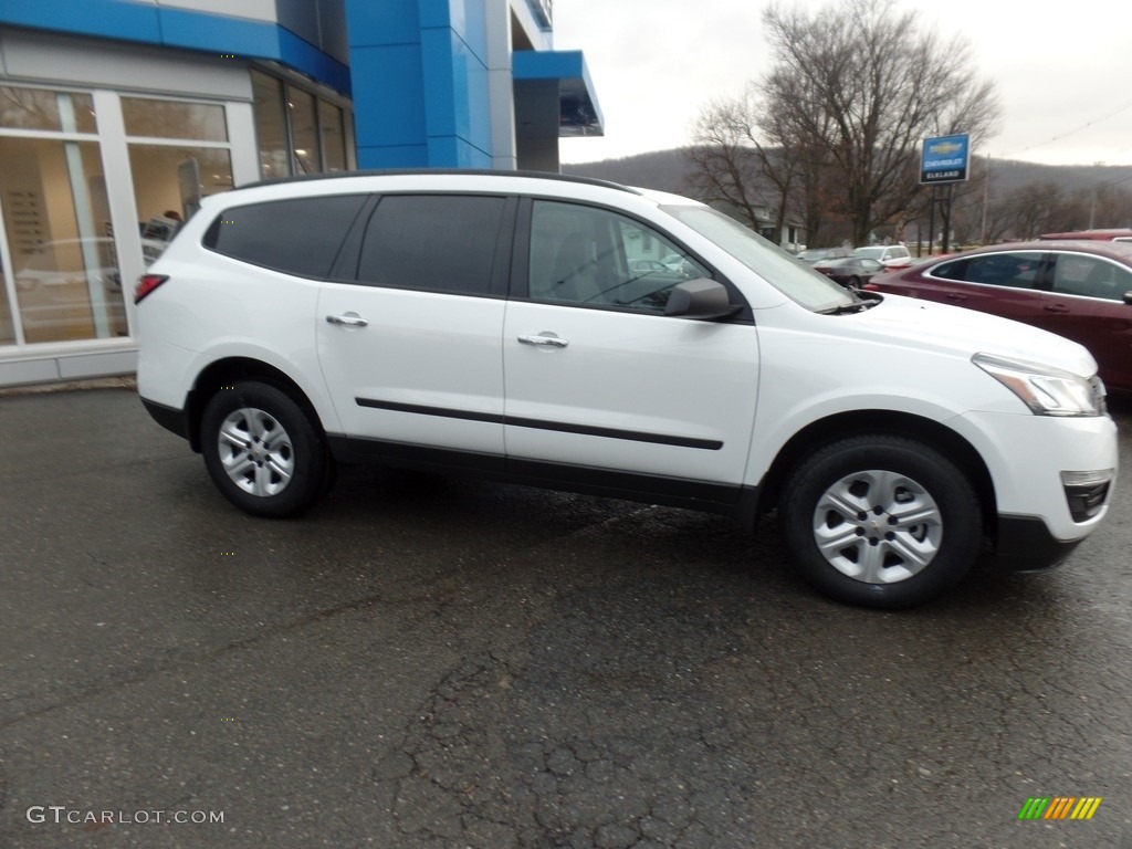 2017 Traverse LS AWD - Summit White / Dark Titanium/Light Titanium photo #10