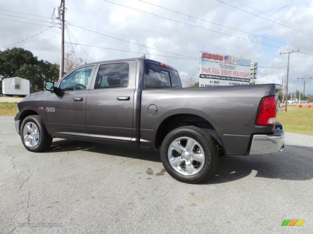 2014 1500 SLT Crew Cab 4x4 - Granite Crystal Metallic / Black/Diesel Gray photo #4