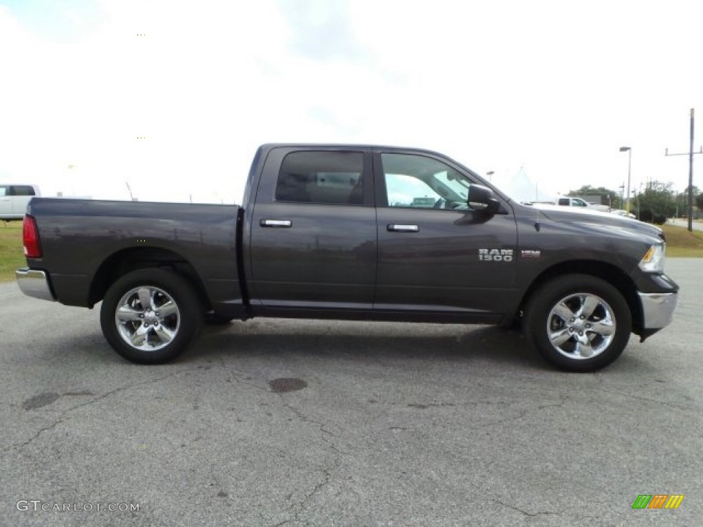 2014 1500 SLT Crew Cab 4x4 - Granite Crystal Metallic / Black/Diesel Gray photo #10