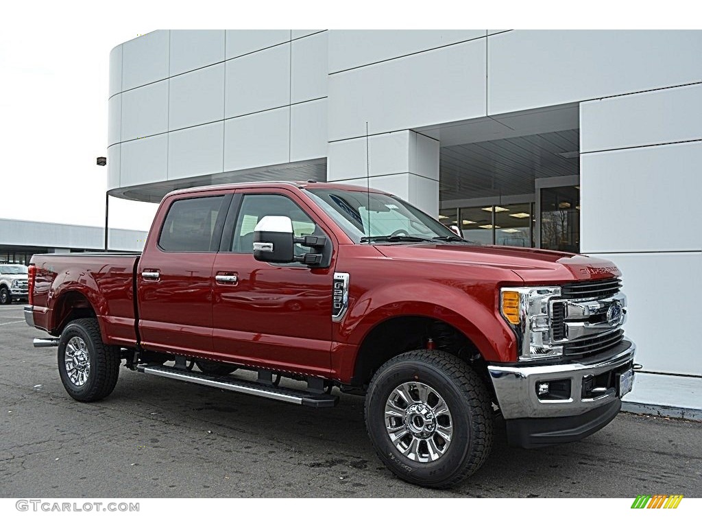 2017 Ruby Red Ford F250 Super Duty Xlt Crew Cab 4x4 118156844 Photo 6