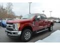 2017 Ruby Red Ford F250 Super Duty XLT Crew Cab 4x4  photo #3
