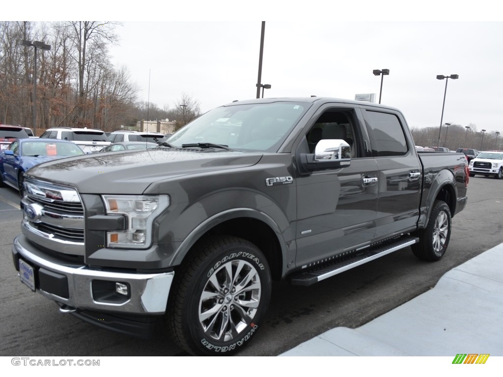 2017 F150 Lariat SuperCrew 4X4 - Magnetic / Earth Gray photo #3