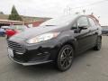 2015 Tuxedo Black Metallic Ford Fiesta SE Sedan  photo #3