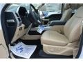 2017 Ford F150 Light Camel Interior Front Seat Photo