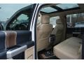 2017 Ford F150 Light Camel Interior Rear Seat Photo