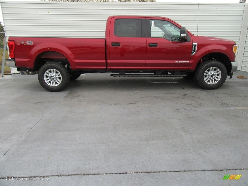 Ruby Red 2017 Ford F350 Super Duty XLT Crew Cab 4x4 Exterior Photo #118172391