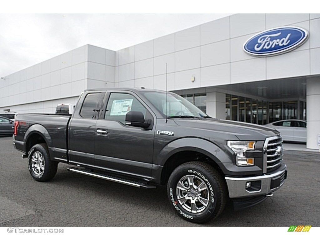 2017 F150 XLT SuperCab 4x4 - Magnetic / Earth Gray photo #1