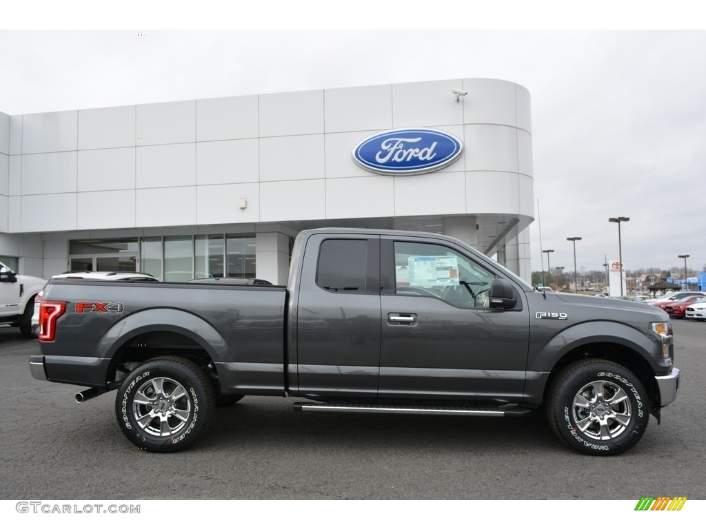 2017 F150 XLT SuperCab 4x4 - Magnetic / Earth Gray photo #2