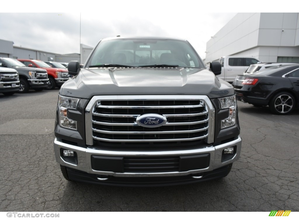 2017 F150 XLT SuperCab 4x4 - Magnetic / Earth Gray photo #4