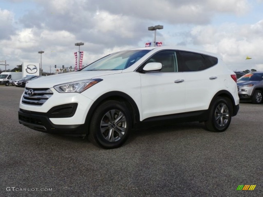 2016 Santa Fe Sport  - Frost White Pearl / Gray photo #1