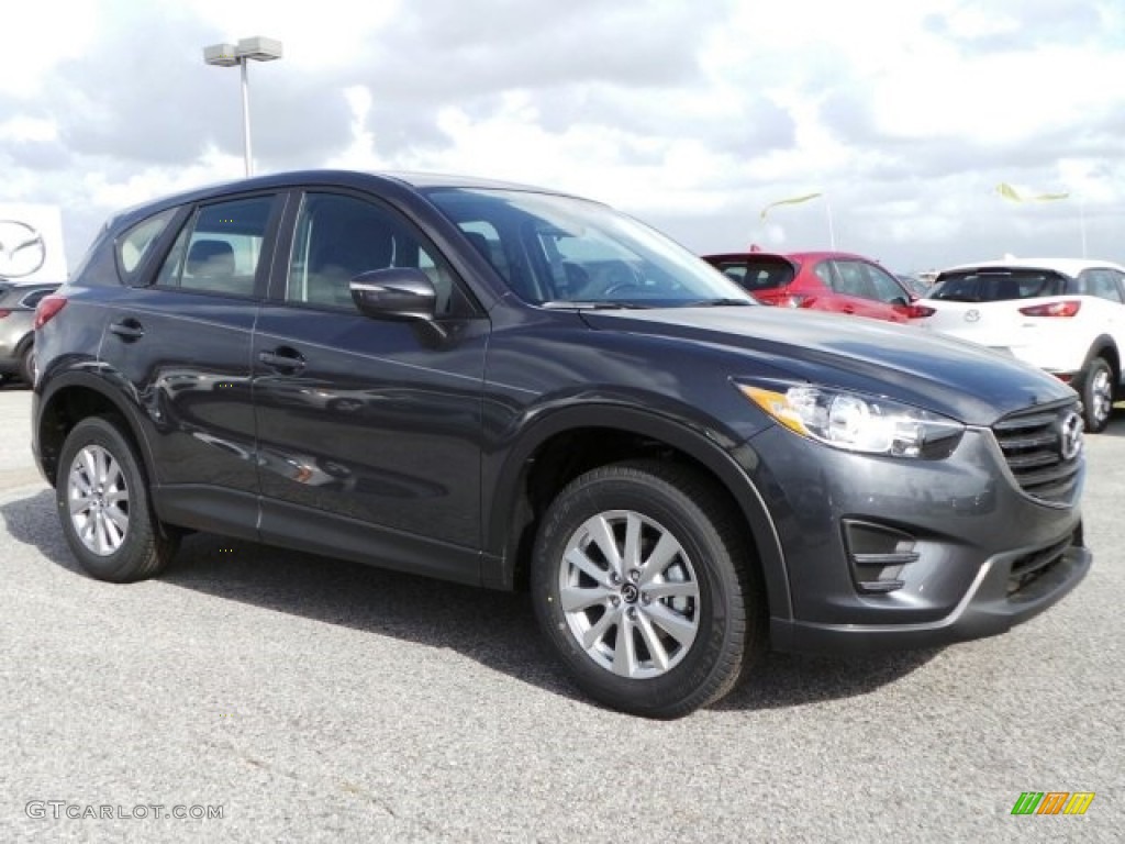 2016 CX-5 Sport - Meteor Gray Mica / Black photo #4