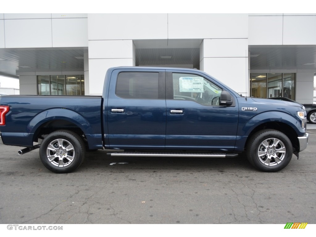 2017 F150 XLT SuperCrew - Blue Jeans / Earth Gray photo #2