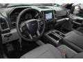  2017 F150 XLT SuperCrew Earth Gray Interior