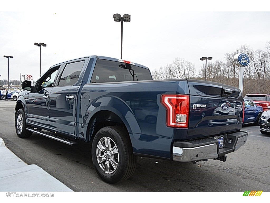 2017 F150 XLT SuperCrew - Blue Jeans / Earth Gray photo #23