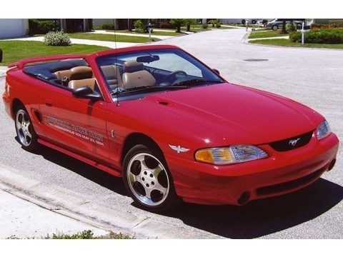 1994 Ford Mustang Indianapolis 500 Pace Car Cobra Convertible Data, Info and Specs