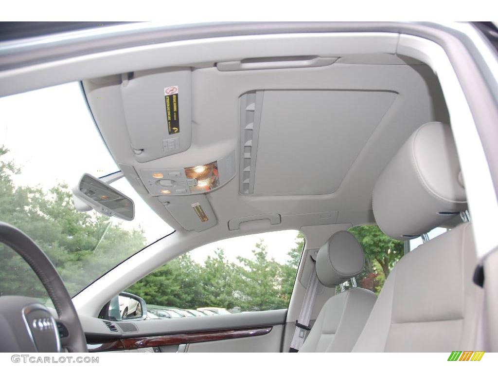 2006 A4 3.2 quattro Sedan - Quartz Gray Metallic / Platinum photo #16
