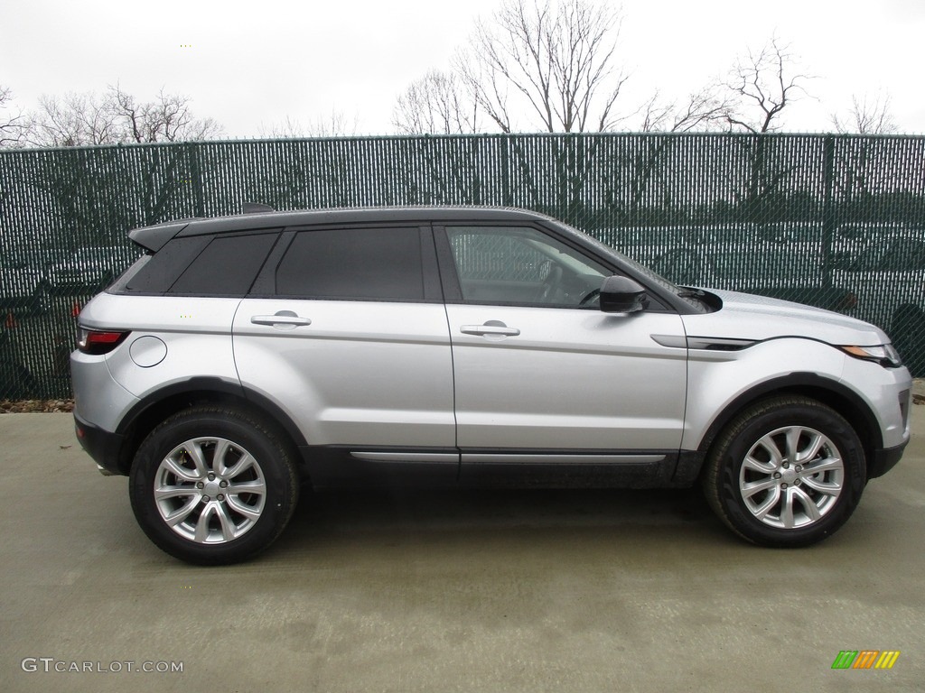 Indus Silver Metallic 2017 Land Rover Range Rover Evoque SE Exterior Photo #118178195