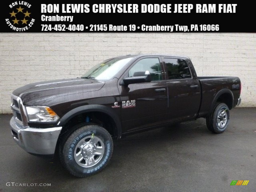 2017 2500 Tradesman Crew Cab 4x4 - Luxury Brown Pearl / Black/Diesel Gray photo #1