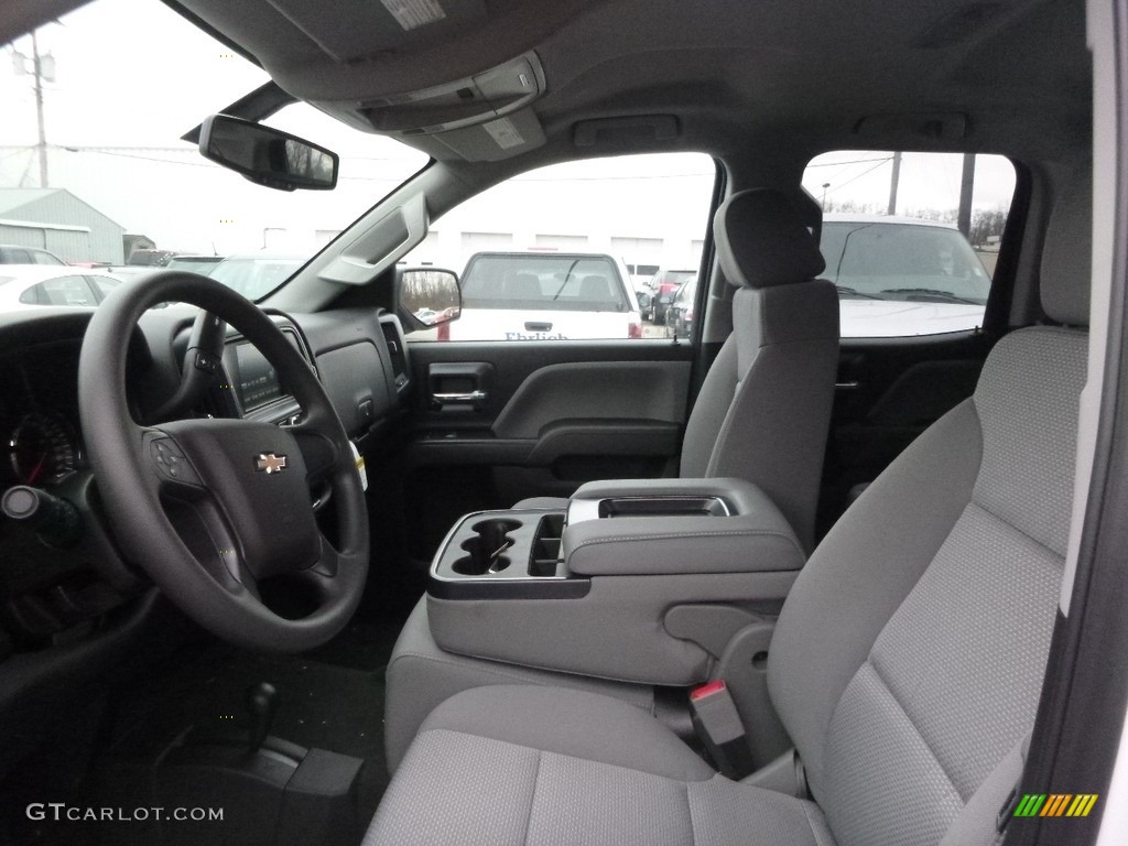 2017 Silverado 1500 Custom Double Cab 4x4 - Summit White / Dark Ash/Jet Black photo #11