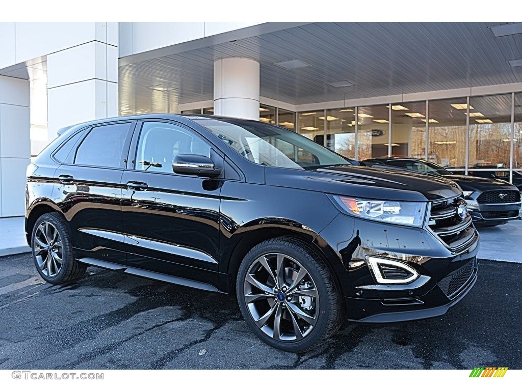 Shadow Black 2017 Ford Edge Sport AWD Exterior Photo #118180361