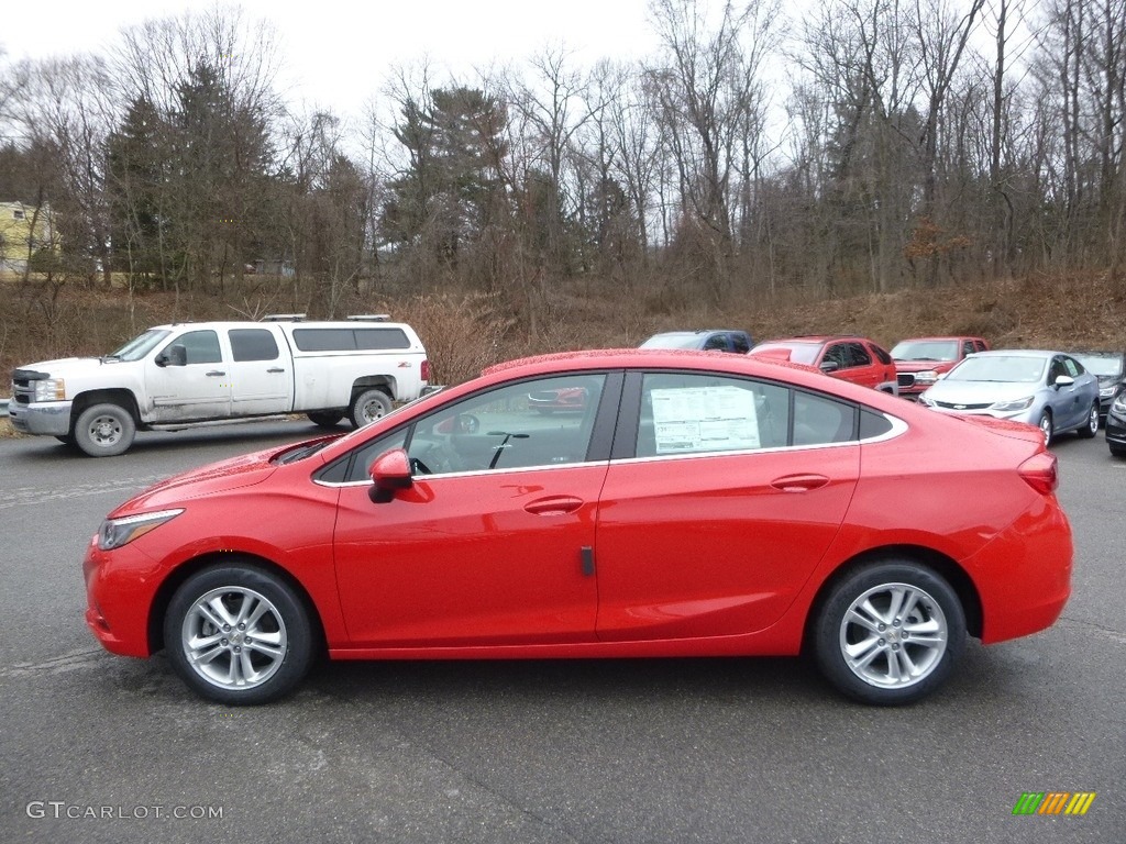 2017 Cruze LT - Red Hot / Jet Black photo #9