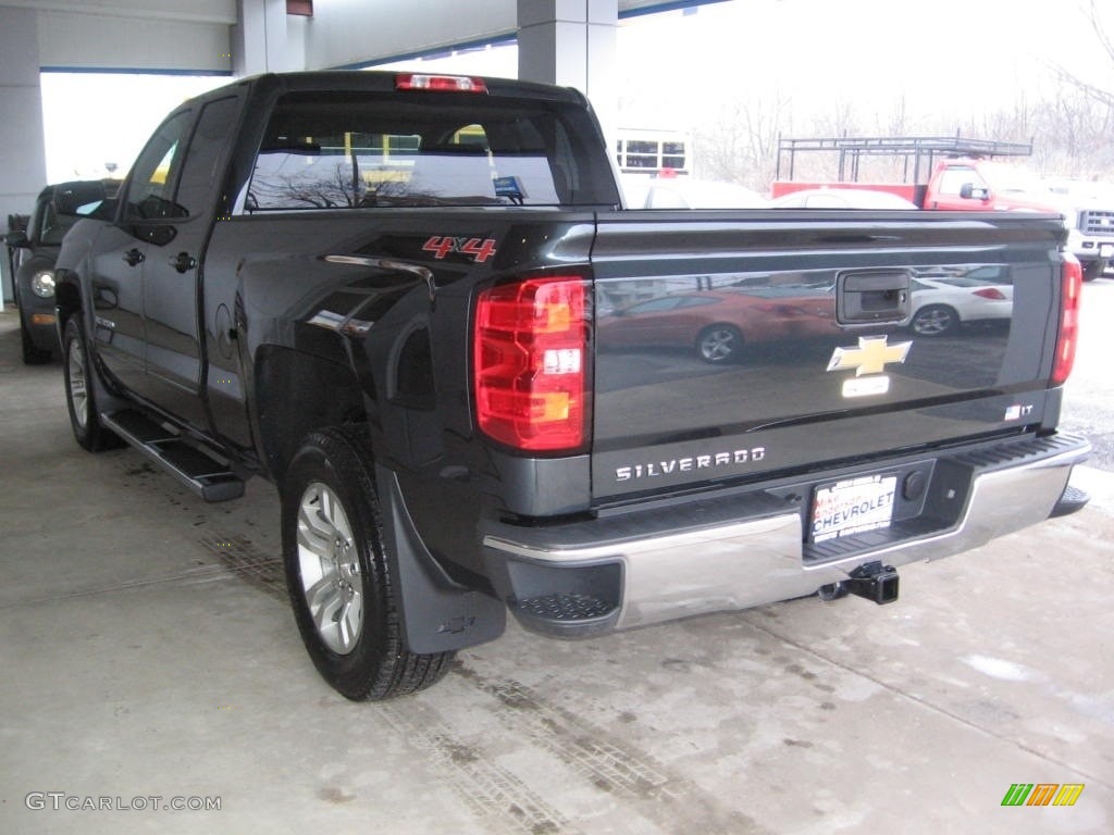 2017 Silverado 1500 LT Double Cab 4x4 - Graphite Metallic / Jet Black photo #3
