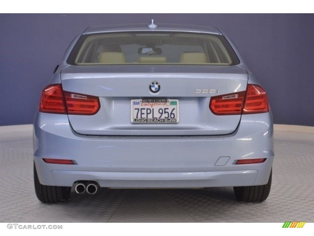 2014 3 Series 328i Sedan - Liquid Blue Metallic / Venetian Beige photo #6