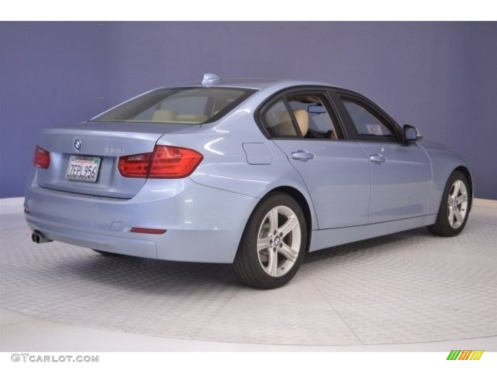 2014 3 Series 328i Sedan - Liquid Blue Metallic / Venetian Beige photo #7