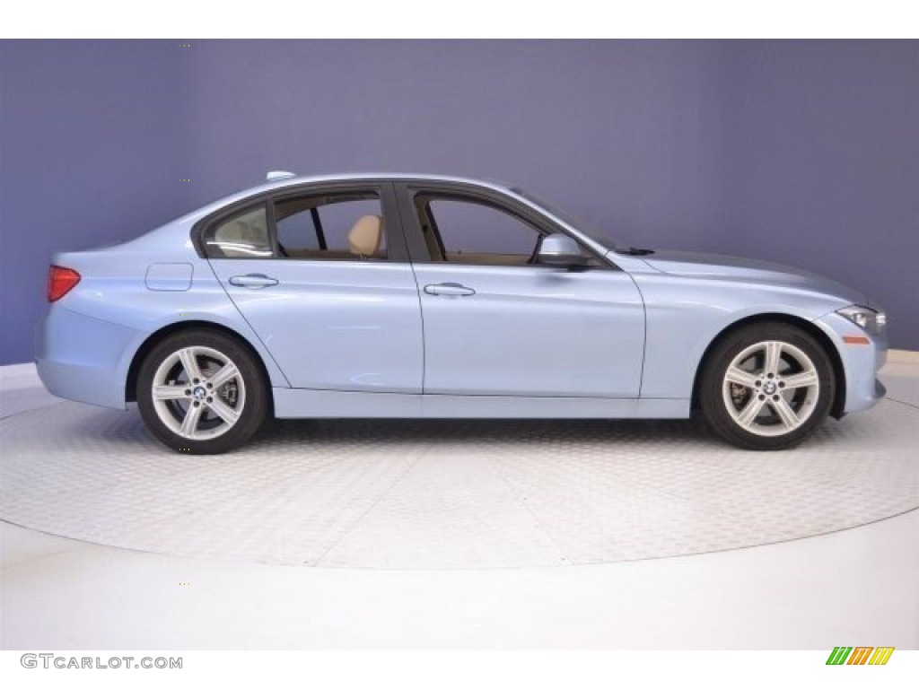 2014 3 Series 328i Sedan - Liquid Blue Metallic / Venetian Beige photo #8