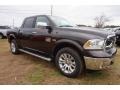 2017 Luxury Brown Pearl Ram 1500 Laramie Longhorn Crew Cab 4x4  photo #4