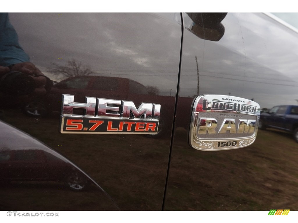 2017 1500 Laramie Longhorn Crew Cab 4x4 - Luxury Brown Pearl / Canyon Brown/Light Frost Beige photo #6