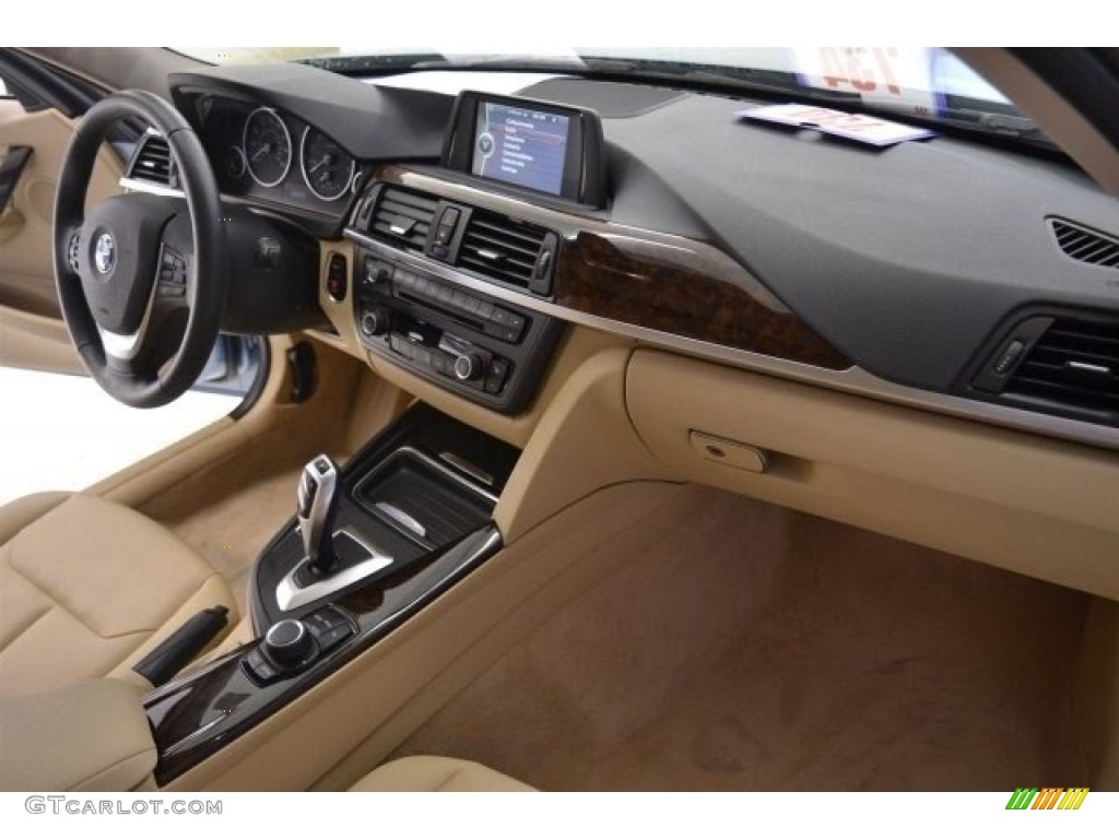 2014 3 Series 328i Sedan - Liquid Blue Metallic / Venetian Beige photo #16