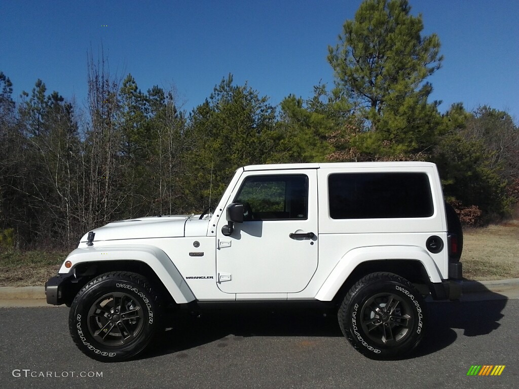 2017 Wrangler 75th Anniversary Edition 4x4 - Bright White / Black photo #1