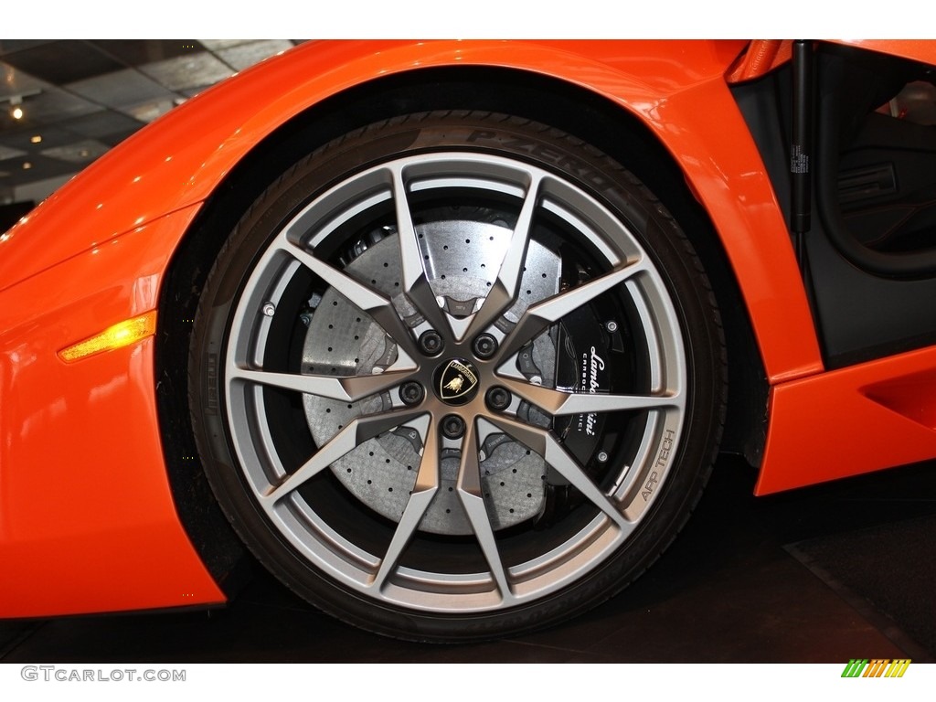 2016 Aventador LP700-4 - Arancio Argos Pearl / Nero photo #20