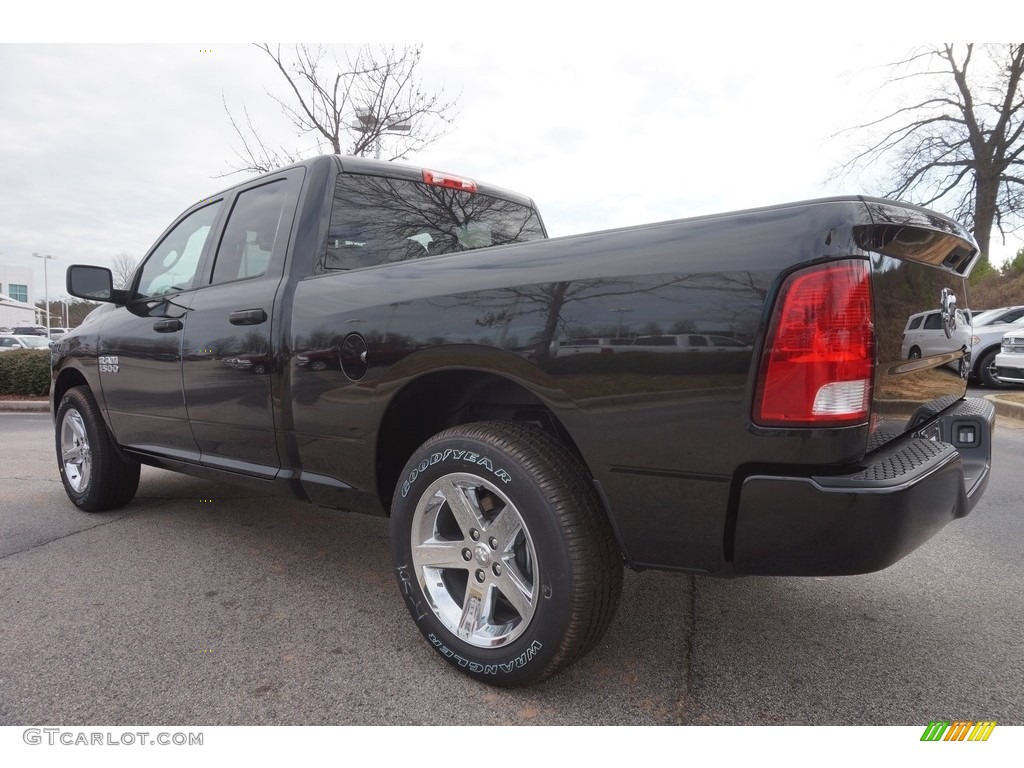 2017 1500 Express Quad Cab - Brilliant Black Crystal Pearl / Black/Diesel Gray photo #2