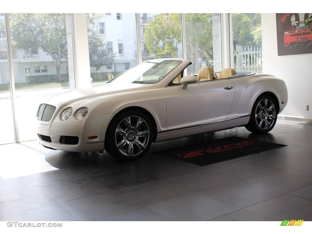 2008 Continental GTC  - Glacier White / Magnolia/Nautic photo #14