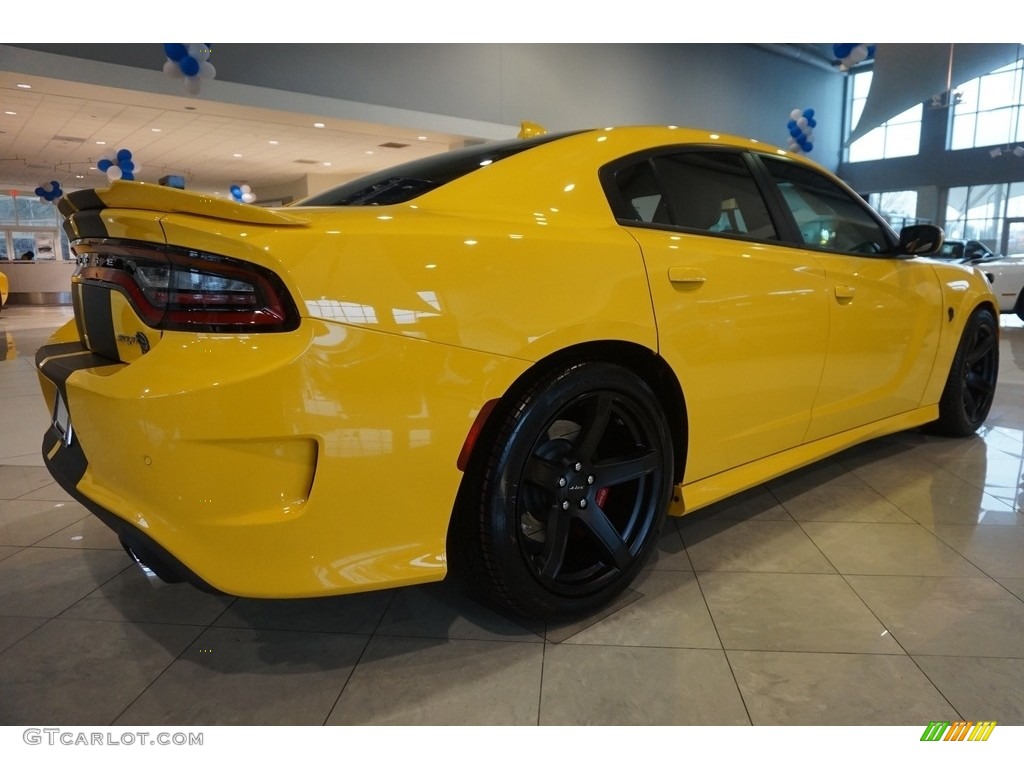 2017 Charger SRT Hellcat - Yellow Jacket / Black photo #3