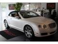 2008 Glacier White Bentley Continental GTC   photo #54