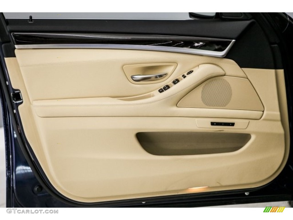 2014 5 Series 528i Sedan - Imperial Blue Metallic / Venetian Beige photo #23