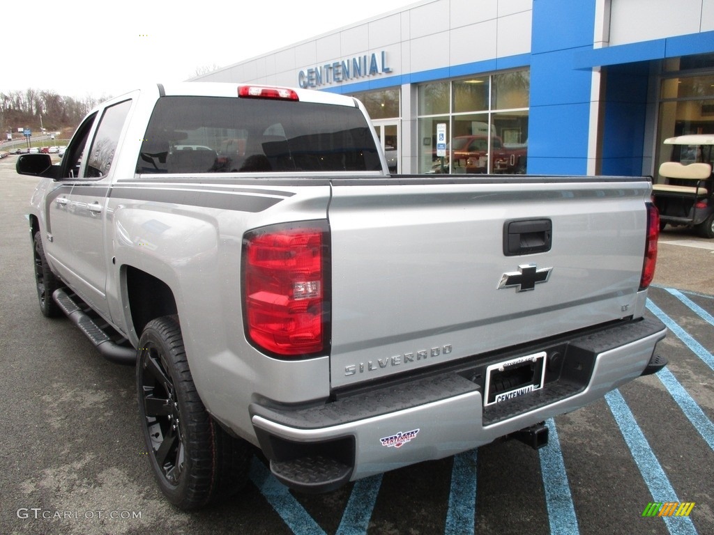 2017 Silverado 1500 LT Crew Cab 4x4 - Silver Ice Metallic / Jet Black photo #4