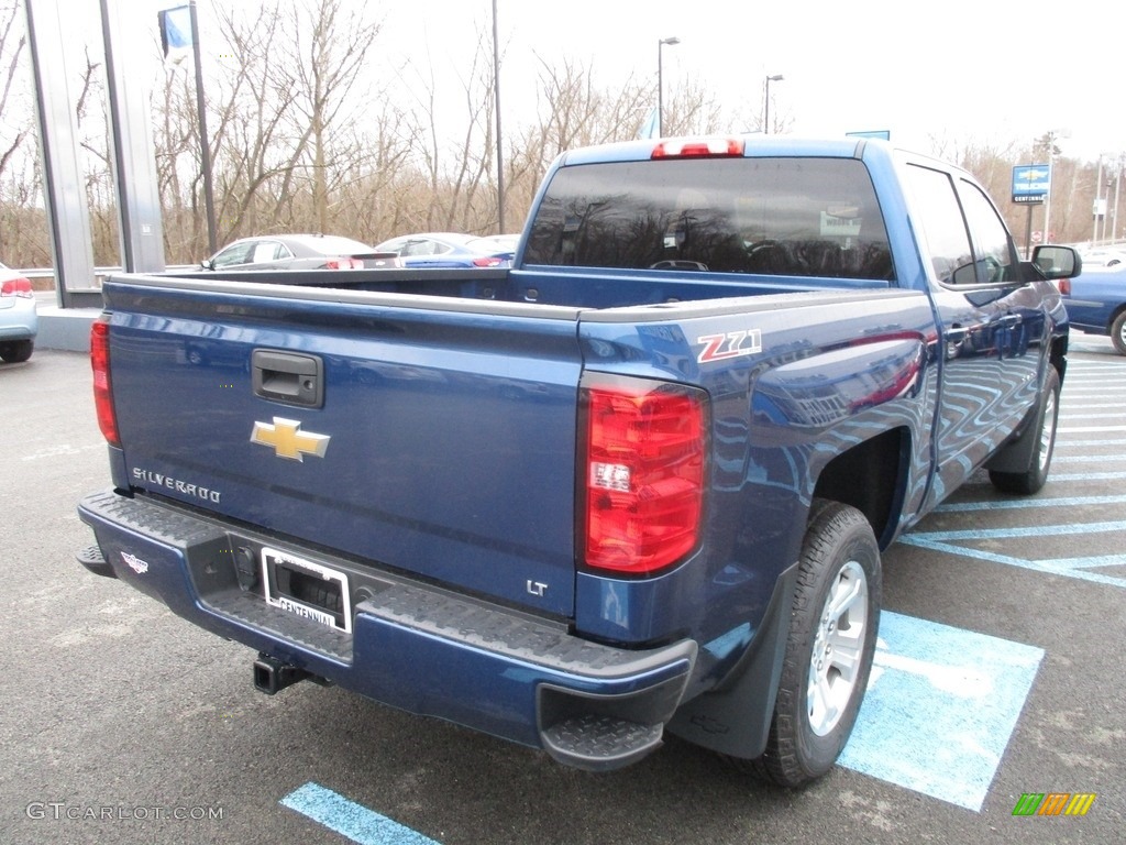 2017 Silverado 1500 LT Crew Cab 4x4 - Deep Ocean Blue Metallic / Jet Black photo #5